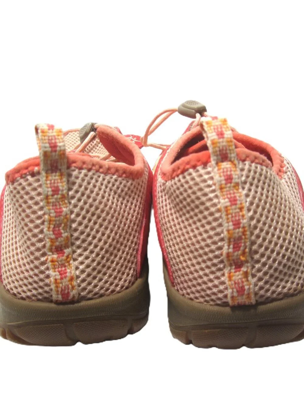 Chaco Kids Girls Size 5 Water Sandals Shoes Coral Orange Pink Outcross 2 VGUC